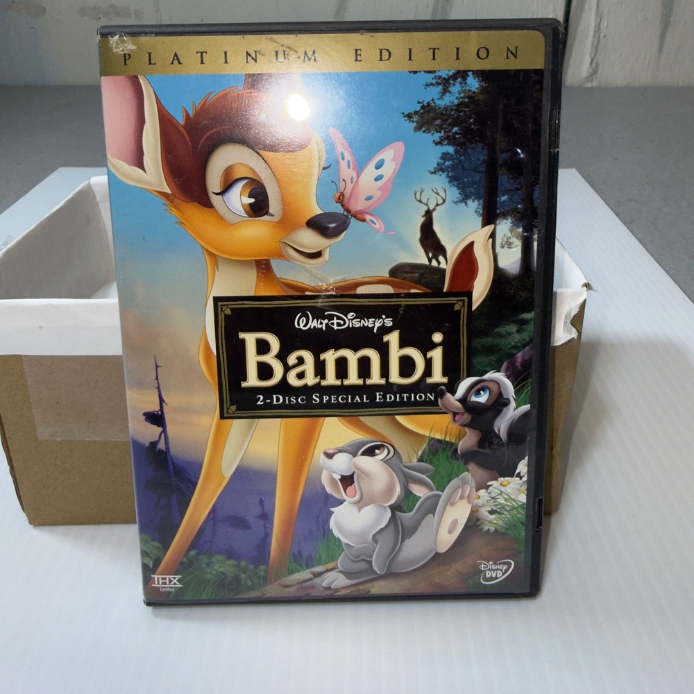 Walt Disney Bambi DVD Platinum Edition 2-Disc Special Edition‎ 2005 Remastered G